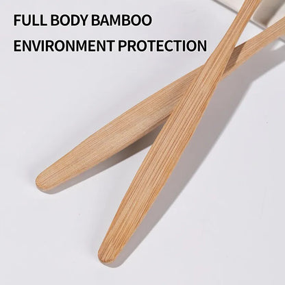 Set of 10 Bamboo Toothbrush