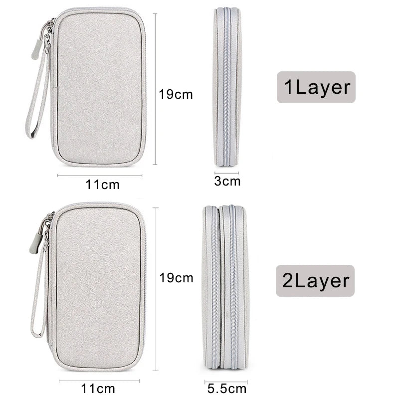 Portable Cable Organizer & Digital Storage Bag