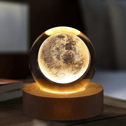 Home Decoration Unique 3D Crystal Ball Lamp