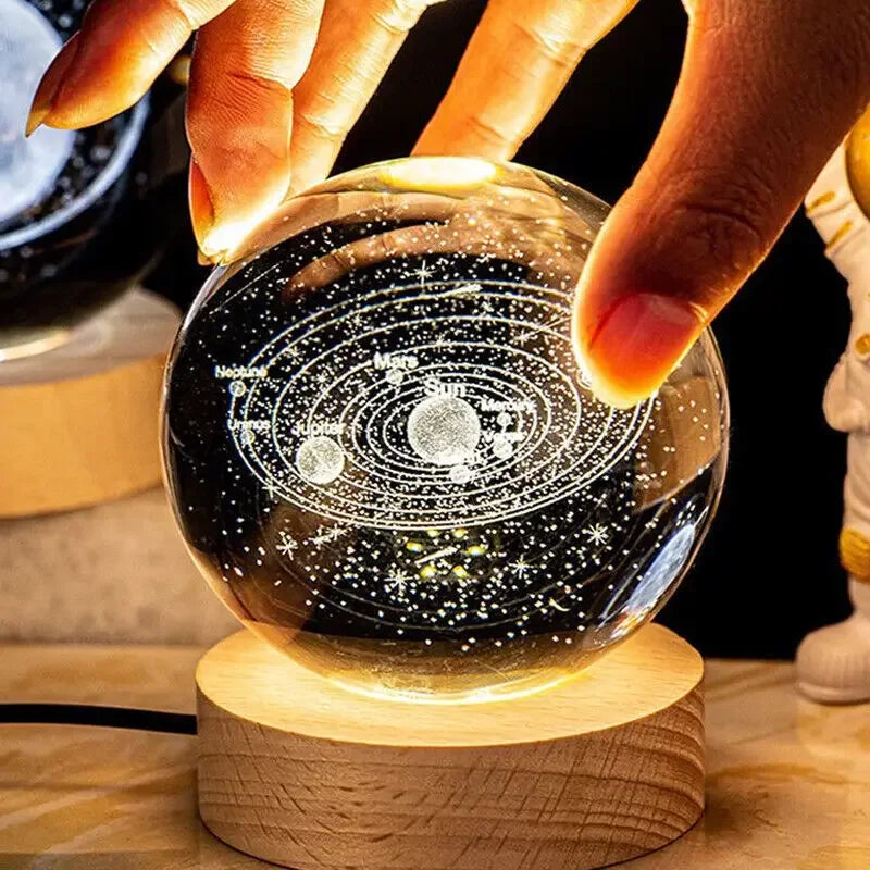 Home Decoration Unique 3D Crystal Ball Lamp