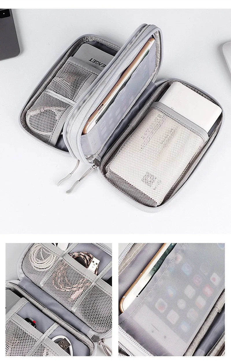 Portable Cable Organizer & Digital Storage Bag