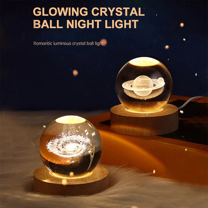 Home Decoration Unique 3D Crystal Ball Lamp