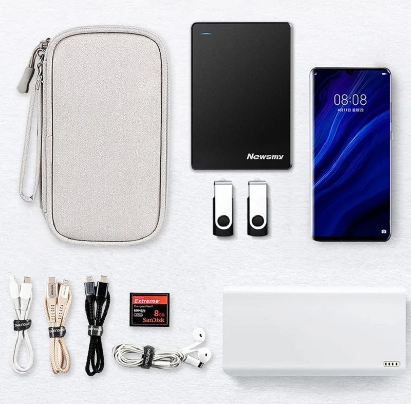 Portable Cable Organizer & Digital Storage Bag